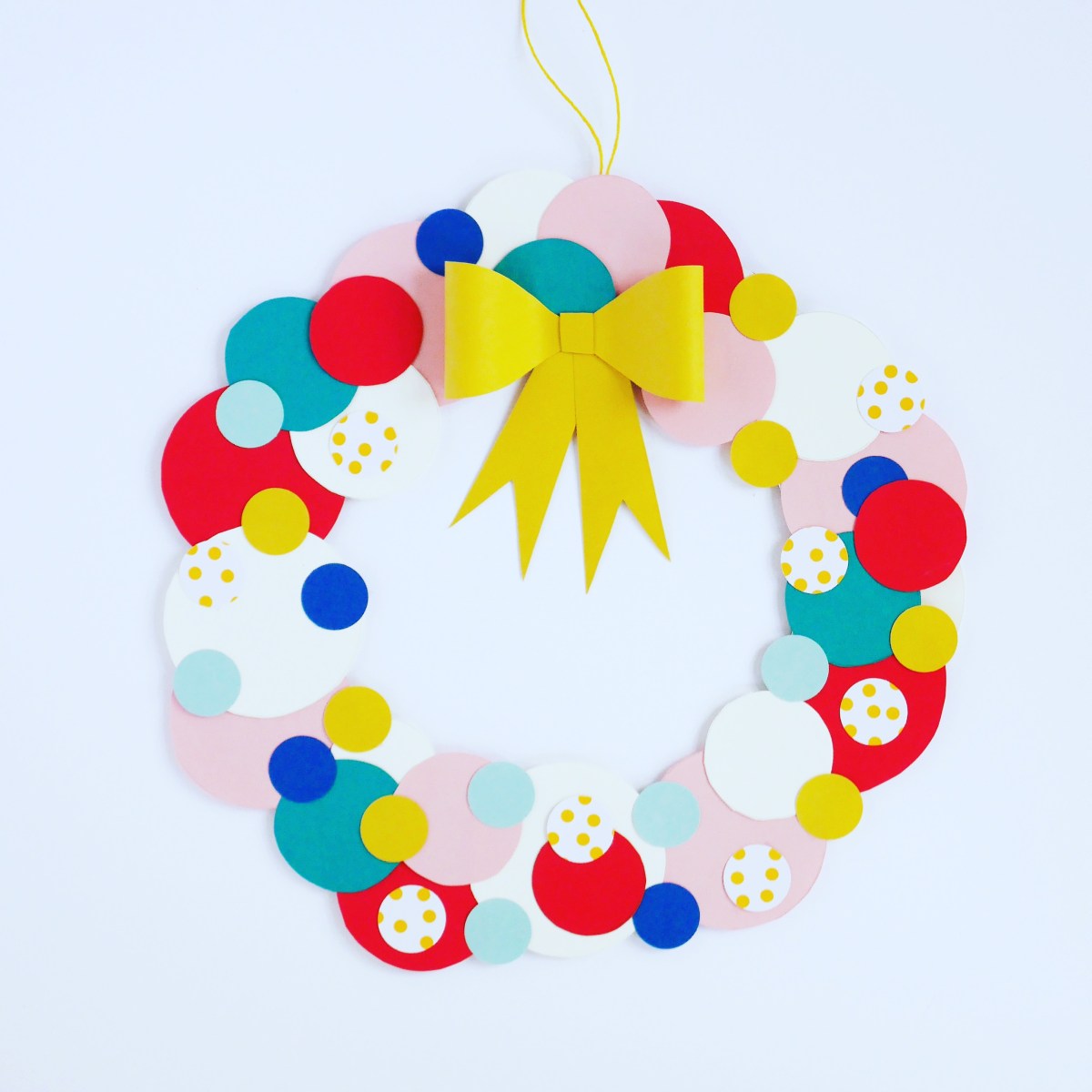 couronne de Noël en papier&nbsp;#206