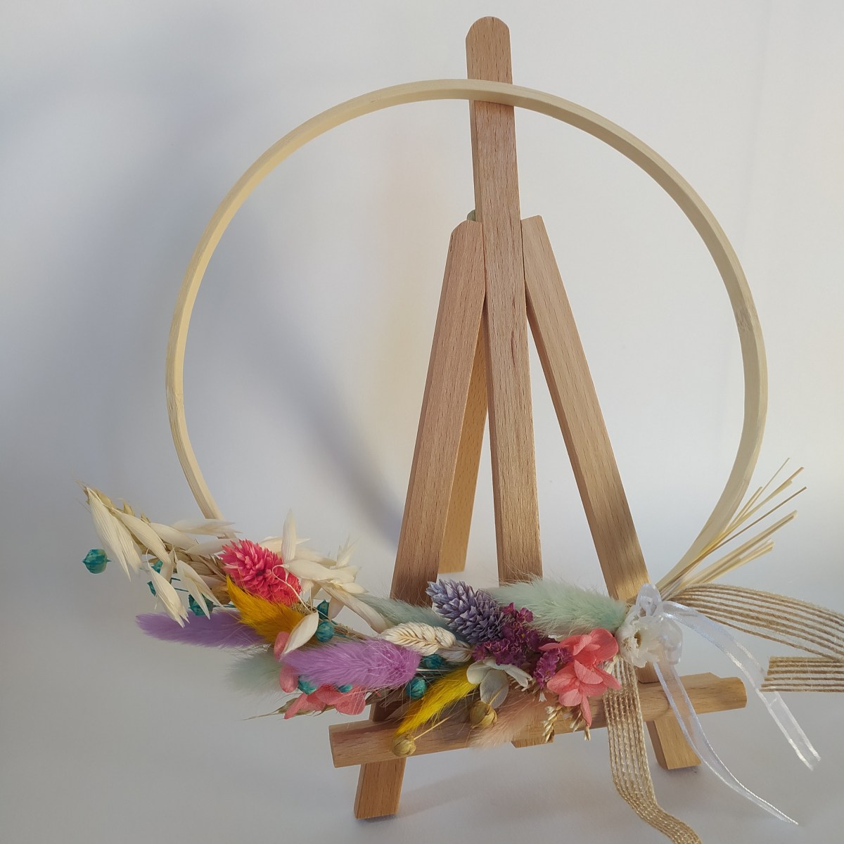 couronne de fleurs séchées&nbsp;#55