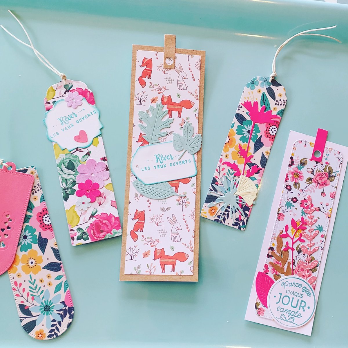 marque-page en scrap&nbsp;#204